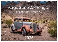 Vergessene Zeitzeugen entlang der Route 66 (Wandkalender 2026 DIN A2 quer), CALVENDO Monatskalender