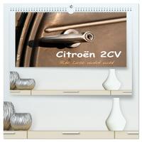 Citroën 2CV Alte Liebe rostet nicht (hochwertiger Premium Wandkalender 2026 DIN A2 quer), Kunstdruck in Hochglanz