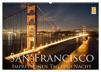 San Francisco Impressionen Tag und Nacht (Wandkalender 2026 DIN A2 quer), CALVENDO Monatskalender