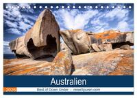 Australien 2026 Best of Down Under (Tischkalender 2026 DIN A5 quer), CALVENDO Monatskalender