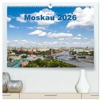 Moskau 2026 (hochwertiger Premium Wandkalender 2026 DIN A2 quer), Kunstdruck in Hochglanz