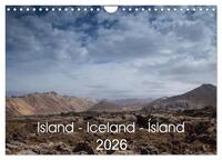 Island - Iceland - Ísland (Wandkalender 2026 DIN A4 quer), CALVENDO Monatskalender