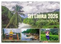 Sri Lanka 2026 – Exotische Welt (Wandkalender 2026 DIN A4 quer), CALVENDO Monatskalender