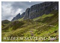 Wildes Schottland 2026 (Wandkalender 2026 DIN A2 quer), CALVENDO Monatskalender