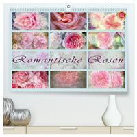 Romantische Rosen (hochwertiger Premium Wandkalender 2026 DIN A2 quer), Kunstdruck in Hochglanz