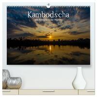 Kambodscha: das Königreich der Wunder (hochwertiger Premium Wandkalender 2026 DIN A2 quer), Kunstdruck in Hochglanz