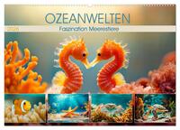 OZEANWELTEN Faszination Meerestiere (Wandkalender 2026 DIN A2 quer), CALVENDO Monatskalender