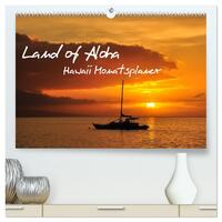 Land of Aloha - Hawaii Monatsplaner (hochwertiger Premium Wandkalender 2026 DIN A2 quer), Kunstdruck in Hochglanz