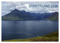 Schottland 2026 (Tischkalender 2026 DIN A5 quer), CALVENDO Monatskalender