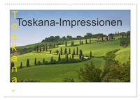Toskana-Impressionen (Wandkalender 2026 DIN A2 quer), CALVENDO Monatskalender