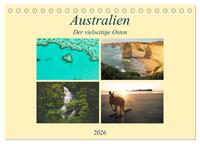 Australien - Der vielseitige Osten (Tischkalender 2026 DIN A5 quer), CALVENDO Monatskalender