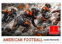 American Football - coole Momente (Wandkalender 2026 DIN A4 quer), CALVENDO Monatskalender