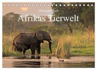 Afrikas Tierwelt Christian Heeb (Tischkalender 2026 DIN A5 quer), CALVENDO Monatskalender
