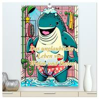 Das unglaubliche Leben von Walen und Haien (hochwertiger Premium Wandkalender 2026 DIN A2 hoch), Kunstdruck in Hochglanz