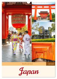 Eine Rundreise - Japan (Wandkalender 2026 DIN A3 hoch), CALVENDO Monatskalender