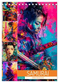Samurai - Onna Bugeisha (Tischkalender 2026 DIN A5 hoch), CALVENDO Monatskalender