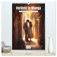 Verliebt in Manga (hochwertiger Premium Wandkalender 2026 DIN A2 hoch), Kunstdruck in Hochglanz