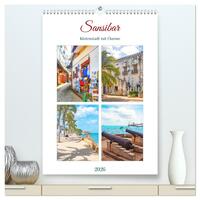 Sansibar - Küstenstadt mit Charme (hochwertiger Premium Wandkalender 2026 DIN A2 hoch), Kunstdruck in Hochglanz