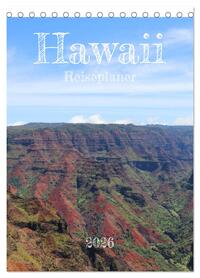 Hawaii - Reiseplaner (Tischkalender 2026 DIN A5 hoch), CALVENDO Monatskalender