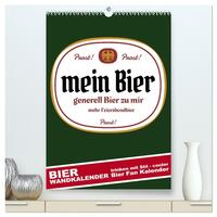 BIER Wandkalender -Trinken mit Stil (hochwertiger Premium Wandkalender 2026 DIN A2 hoch), Kunstdruck in Hochglanz