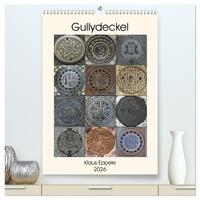 Gullydeckel (hochwertiger Premium Wandkalender 2026 DIN A2 hoch), Kunstdruck in Hochglanz