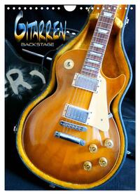 Gitarren backstage (Wandkalender 2026 DIN A4 hoch), CALVENDO Monatskalender