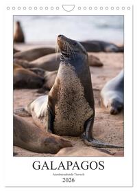 Galapagos - Atemberaubende Tierwelt (Wandkalender 2026 DIN A4 hoch), CALVENDO Monatskalender