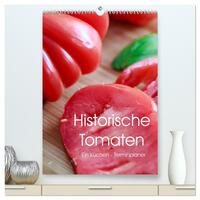 Historische Tomaten - Ein Küchen Terminplaner (hochwertiger Premium Wandkalender 2026 DIN A2 hoch), Kunstdruck in Hochglanz