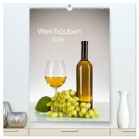 WeinTrauben 2026 (hochwertiger Premium Wandkalender 2026 DIN A2 hoch), Kunstdruck in Hochglanz
