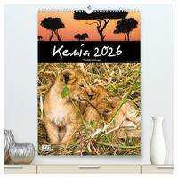 Kenia – Terminplaner (hochwertiger Premium Wandkalender 2026 DIN A2 hoch), Kunstdruck in Hochglanz