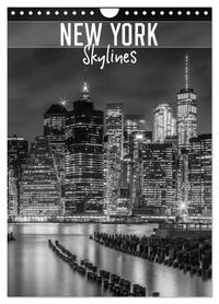 NEW YORK Skylines (Wandkalender 2026 DIN A4 hoch), CALVENDO Monatskalender