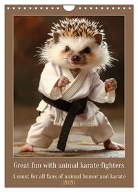 Great fun with animal karate fighters (Wall Calendar 2026 DIN A4 portrait), CALVENDO 12 Month Wall Calendar