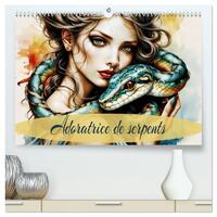 Adoratrice de serpents (Calendrier mural 2026 DIN A2 vertical) calendrier de bureau