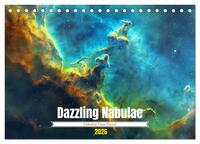 Dazzling Nebulae (Desk Calendar 2026 DIN A5 landscape), CALVENDO 12 Month DeskCalendar