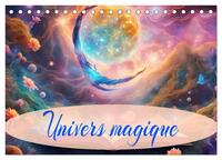 Univers magique (Calendrier de bureau 2026 DIN A5 vertical), CALVENDO calendrier mensuel