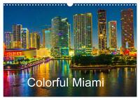 Colorful Miami (Wall Calendar 2026 DIN A3 landscape), CALVENDO 12 Month Wall Calendar