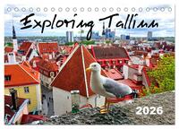 Exploring Tallinn (Desk Calendar 2026 DIN A5 landscape), CALVENDO 12 Month DeskCalendar