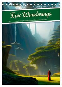 Epic Wanderings (Desk Calendar 2026 DIN A5 portrait), CALVENDO 12 Month DeskCalendar