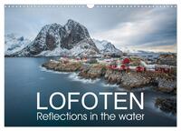 Lofoten Reflections in the water (Wall Calendar 2026 DIN A3 landscape), CALVENDO 12 Month Wall Calendar