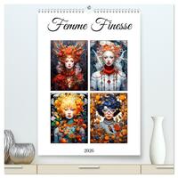 Femme Finesse (High Quality Premium Wall Calendar 2026 DIN A2 portrait),CALVENDO 12 Month Wall Calendar