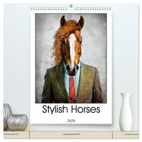 Stylish Horses (High Quality Premium Wall Calendar 2026 DIN A2 portrait),CALVENDO 12 Month Wall Calendar