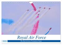 Royal Air Force The Red Arrows Formation Team (Wall Calendar 2026 DIN A4 landscape), CALVENDO 12 Month Wall Calendar
