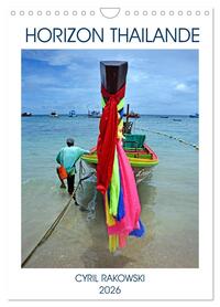 HORIZON THAILANDE (Calendrier mural 2026 DIN A4 horizontal), CALVENDO calendrier mensuel