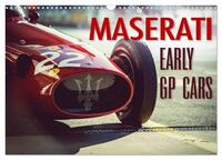 Maserati - Early GP Cars (Wall Calendar 2026 DIN A3 landscape), CALVENDO 12 Month Wall Calendar