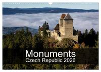 Monuments of Czech Republic 2026 (Wall Calendar 2026 DIN A3 landscape), CALVENDO 12 Month Wall Calendar