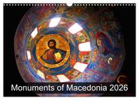 Monuments of Macedonia 2026 (Wall Calendar 2026 DIN A3 landscape), CALVENDO 12 Month Wall Calendar