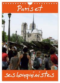 Paris et ses bouquinistes (Calendrier mural 2026 DIN A4 horizontal), CALVENDO calendrier mensuel