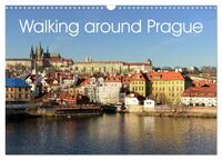 Walking around Prague (Wall Calendar 2026 DIN A3 landscape), CALVENDO 12 Month Wall Calendar