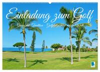 Einladung zum Golf (Wandkalender 2026 DIN A2 quer), CALVENDO Monatskalender