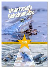 Moorfrosch Geheimnisse – Farben, Flirts & Froschkonzerte - Tanja Riedel (Tischkalender 2026 DIN A5 hoch), CALVENDO Monatskalender